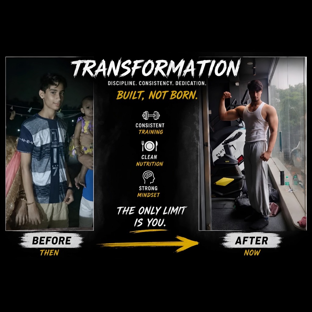 Transformation: Built not born, the only limit is you