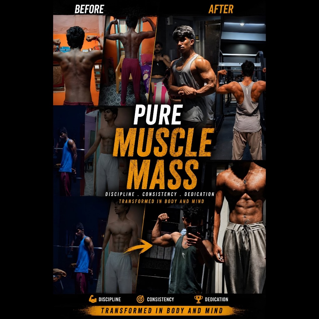 Pure muscle mass transformation